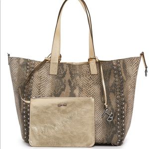 Henri Bendel Leather Astrid Reversible Tote Bag